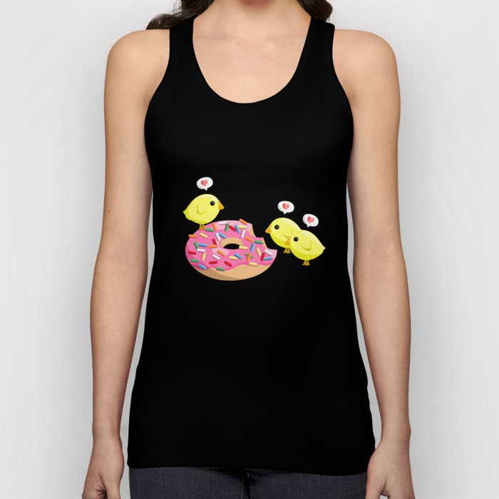 Chicks and donut Tank Top
