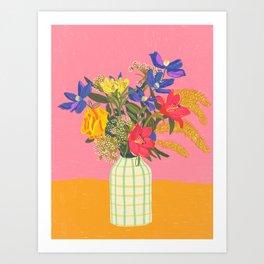 Bouquet of flowers II Art Print