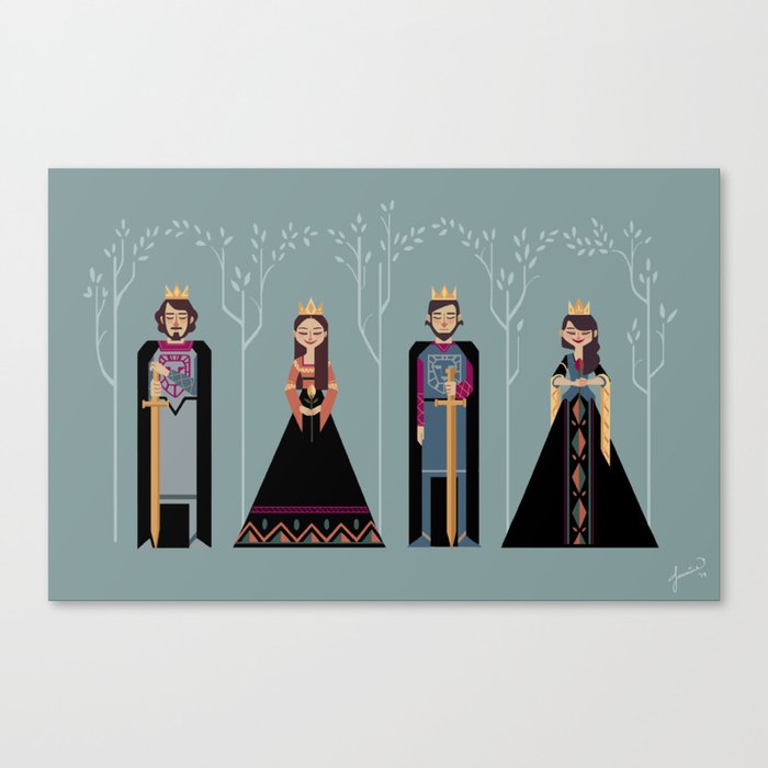 Kings & Queens of Narnia Canvas Print