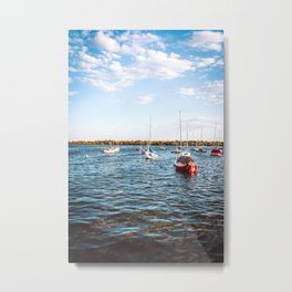 Sailboats on the Lake | Lake Harriet Minnesota | Travel Photography Metal Print