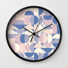 all cut up_dreamy pastels Wall Clock