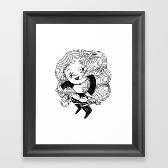 Hair of A Saint Framed Art Print