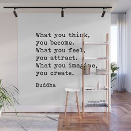 What You Think You Become, Buddha, Motivational Quote Wall Mural
