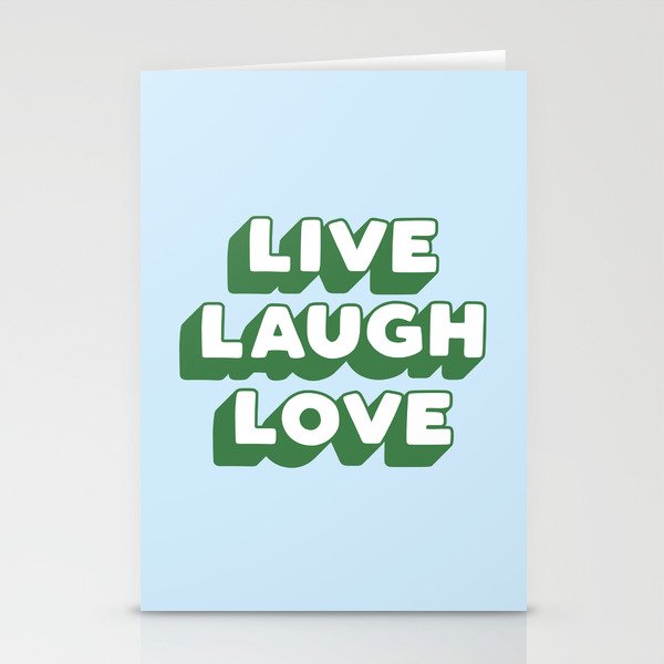 Live Laugh Love Stationery Cards