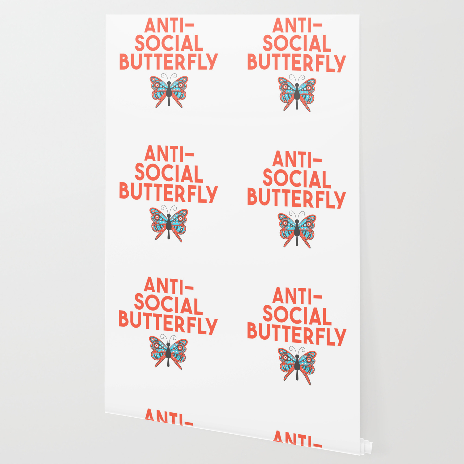 Cute Relatable Anti Social Butterfly T Shirt Wallpaper By Pinkpineappletrading Society6