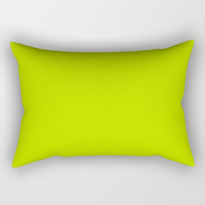 Livid Lime  Rectangular Pillow
