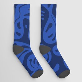 Cool Blue Melted Happiness Socks