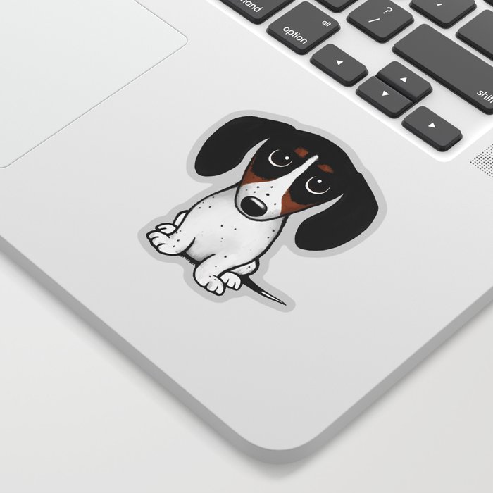 Piebald Dachshund | Cute Wiener Dog Puppy Sticker