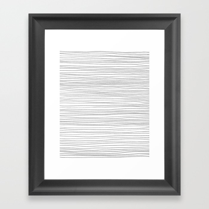 More Lines Framed Art Print