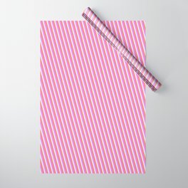 [ Thumbnail: Violet, Lavender & Salmon Colored Lined Pattern Wrapping Paper ]