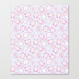 cute bears care Canvas Print