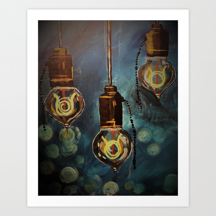 Vintage Glow Art Print