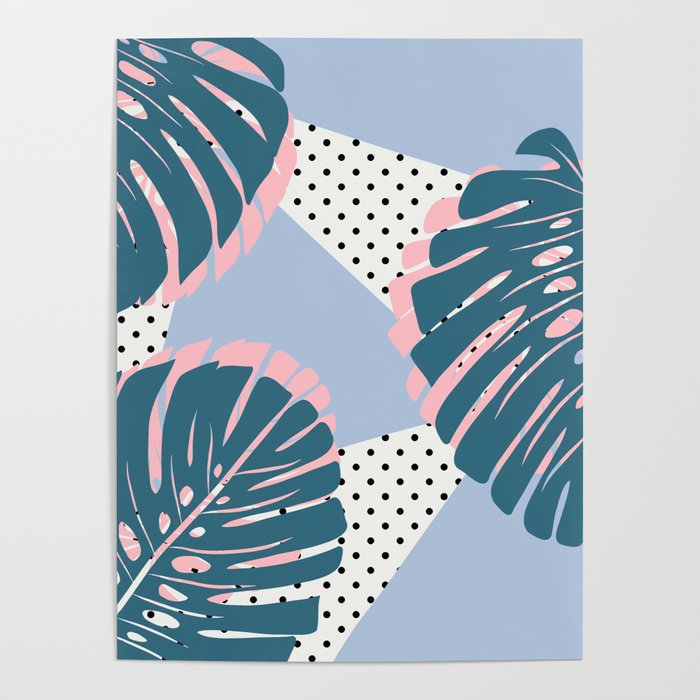 Tropical 80s Poster by cafelab | Society6