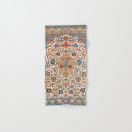 Isfahan Antique Central Persian Carpet Print Hand & Bath Towel