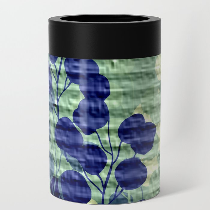 Purple and Lime Botanical Can Cooler