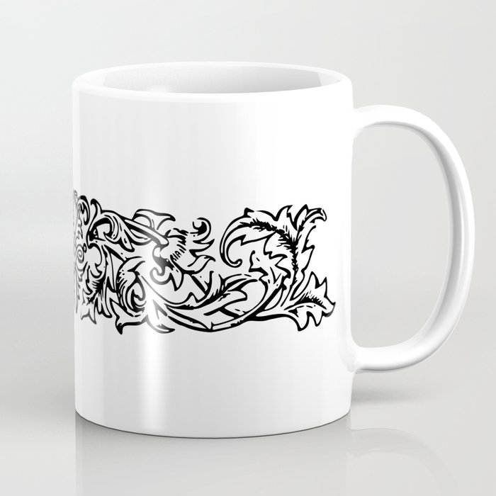 Floral Border II Coffee Mug