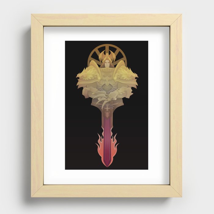 Emperor Protects Recessed Framed Print
