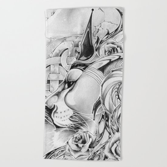King of Roses Beach Towel