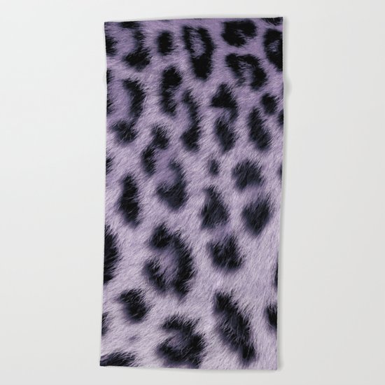 Leopard skin pattern Beach Towel