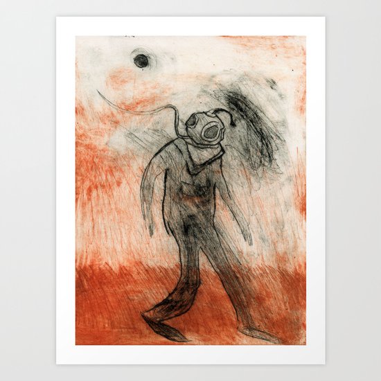 On earth Art Print