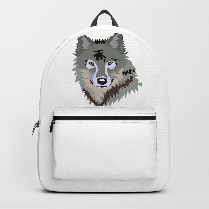 wolf face backpack