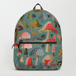 Mushroom Collection – Mint Backpack