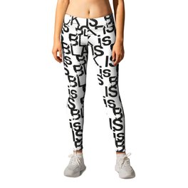 BlackBLACK is BLACK IS black is Leggings | Party, Africacivilrights, Rightsblack, Graphicdesign, Africanamerican, Quality, Quote, Monthequal, African, Americanblack 