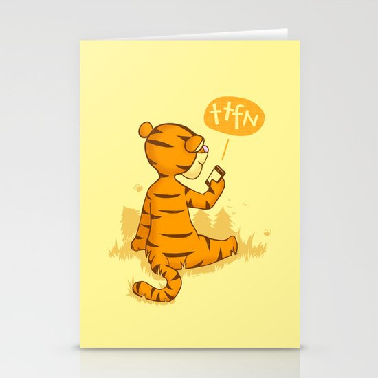 Ta Ta For Now Stationery Cards