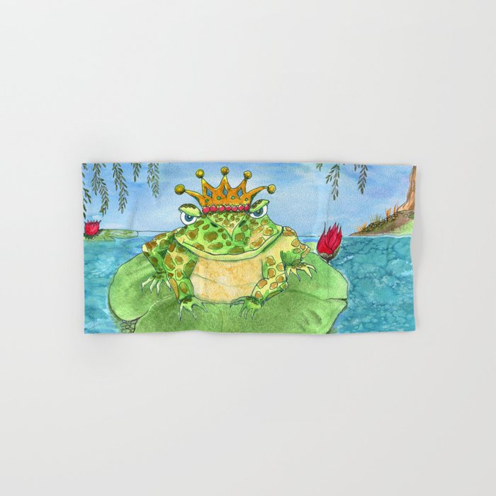 Frog King Hand & Bath Towel