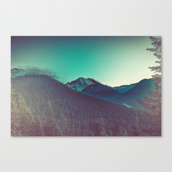 Mt. Olympus in Olympic National Park Canvas Print