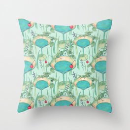 Grasshopper Throw Pillow