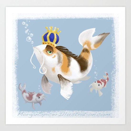 King-sized Koi Art Print