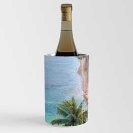 Beach Palm Trees Kauai Wine Chiller