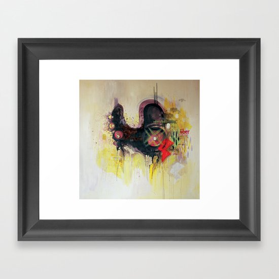 methy megadrive badgirl Framed Art Print