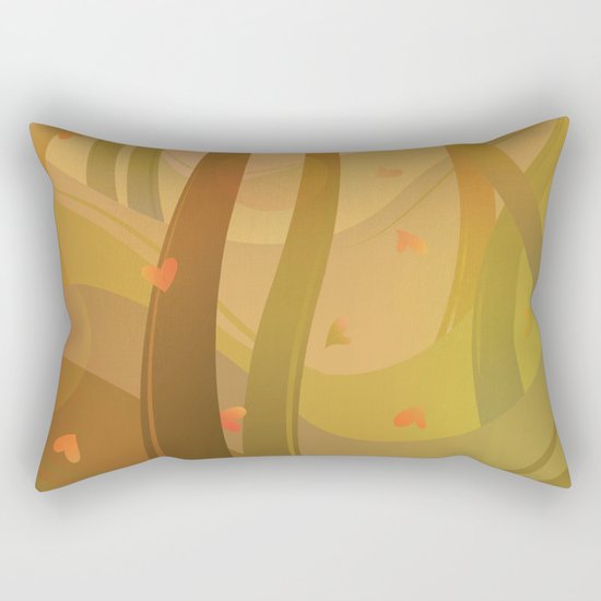 Enchanting Autumn Forest Rectangular Pillow