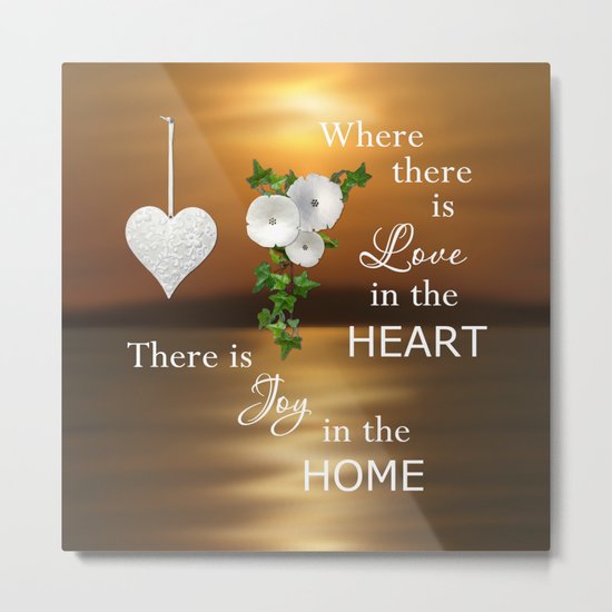 Love in the Heart Metal Print