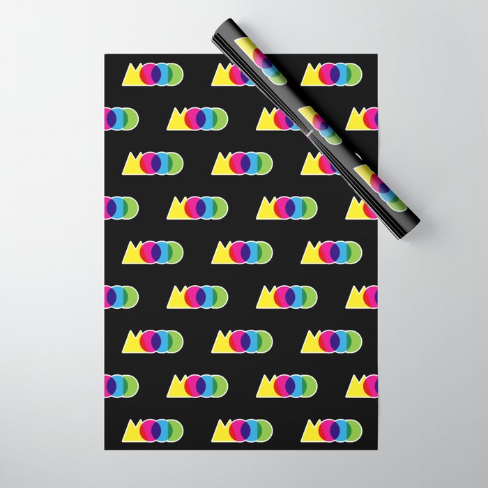 typography wrapping paper