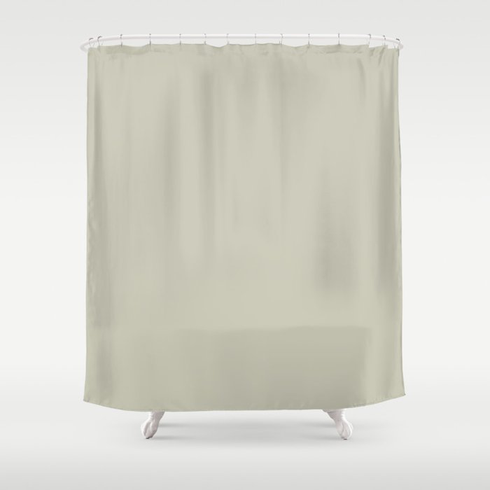 French Gray Linen Shower Curtain