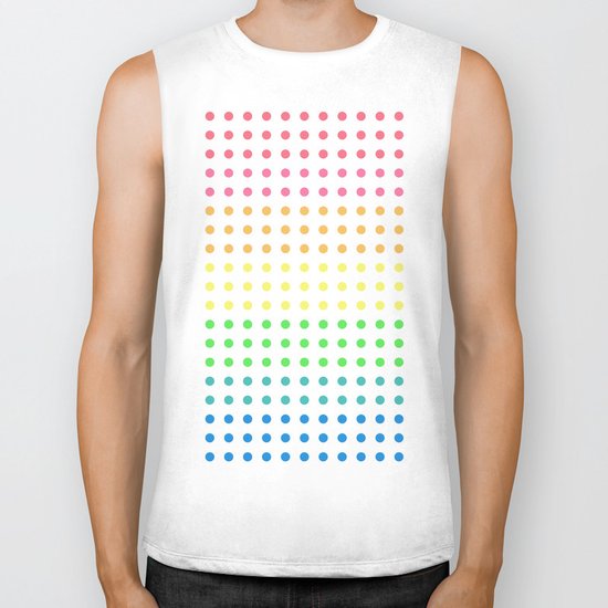 Sugar Dots (black) Biker Tank