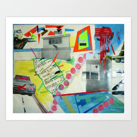 Collage 444 Art Print