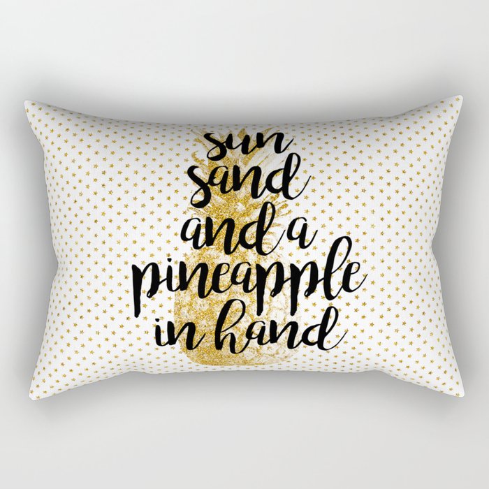 Sun, Sand & Pineapple Rectangular Pillow