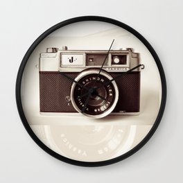 old camera photography, Camera photograph Wall Clock