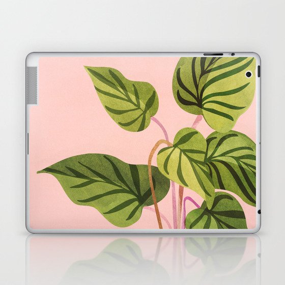 Upstart Pink and Green Houseplant Laptop & iPad Skin