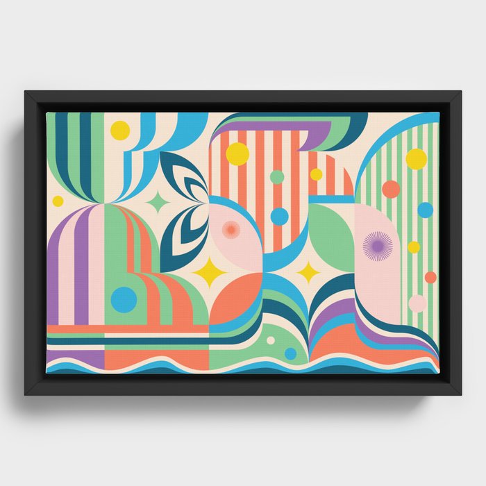 Mermaid Framed Canvas