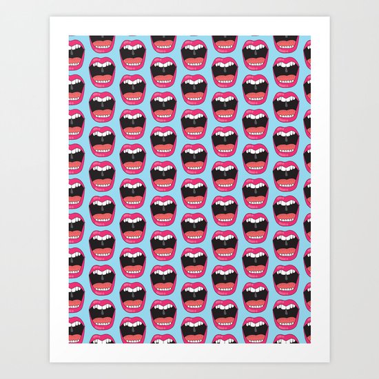MOUTH BREATHER Art Print