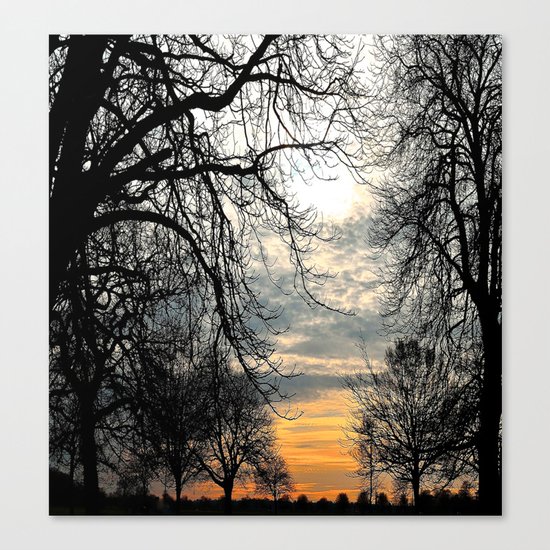 Calm Before An Evening Storm Canvas Print