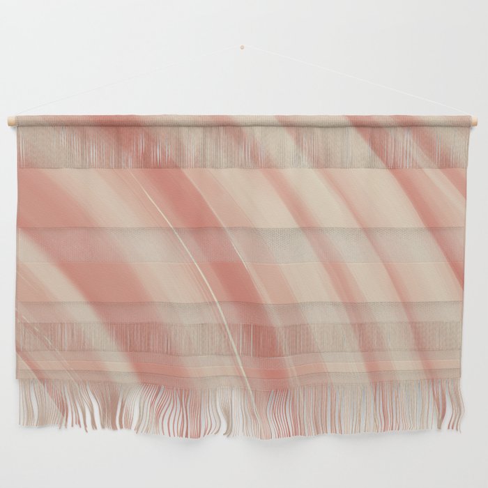Clean Sweep Coral Abstract Wall Hanging
