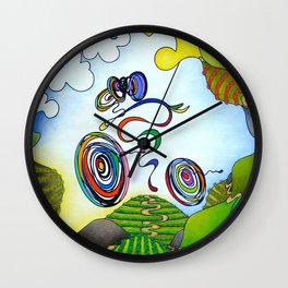 Bicycle, Cycling - Wine Country Rouleur Wall Clock
