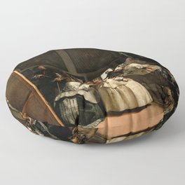 Las Meninas, The Family of Philip IV, 1656 by Diego Velazquez Floor Pillow