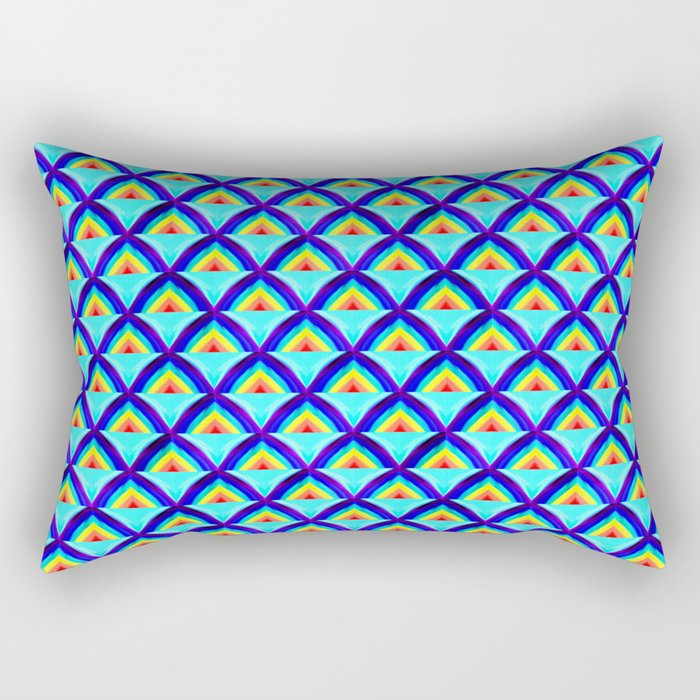 Migraine Free when you See the Rainbow Rectangular Pillow